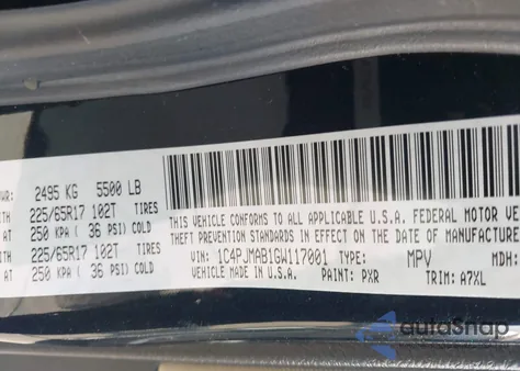 2016 Jeep Cherokee Sport z USA, uszkodzony, nr VIN 1C4PJMAB1GW117001